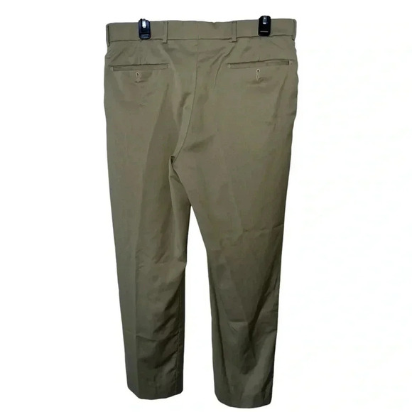 Ballin Super 120’s Wool Comfort Eze Dress Pants Tan Career Office Dress Code - Picture 3 of 12